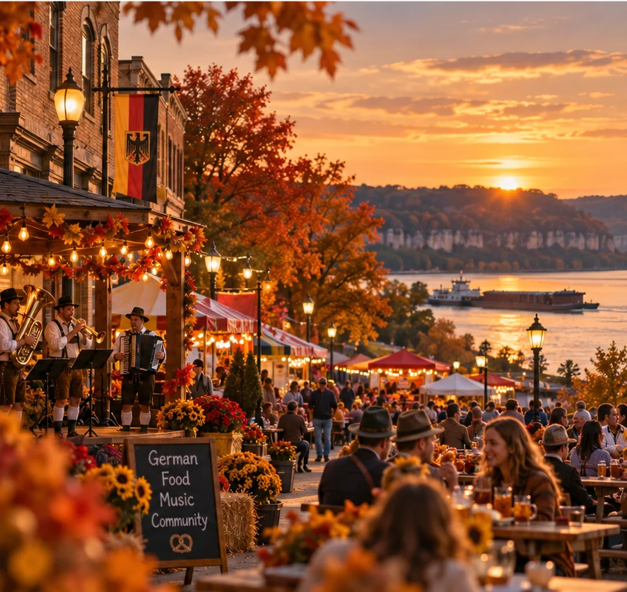 Concept image of an autumn heritage festival