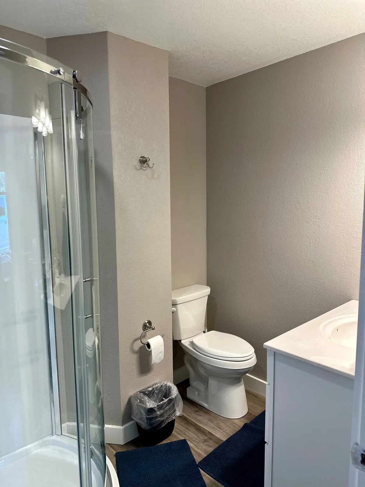 Private bathroom and shower